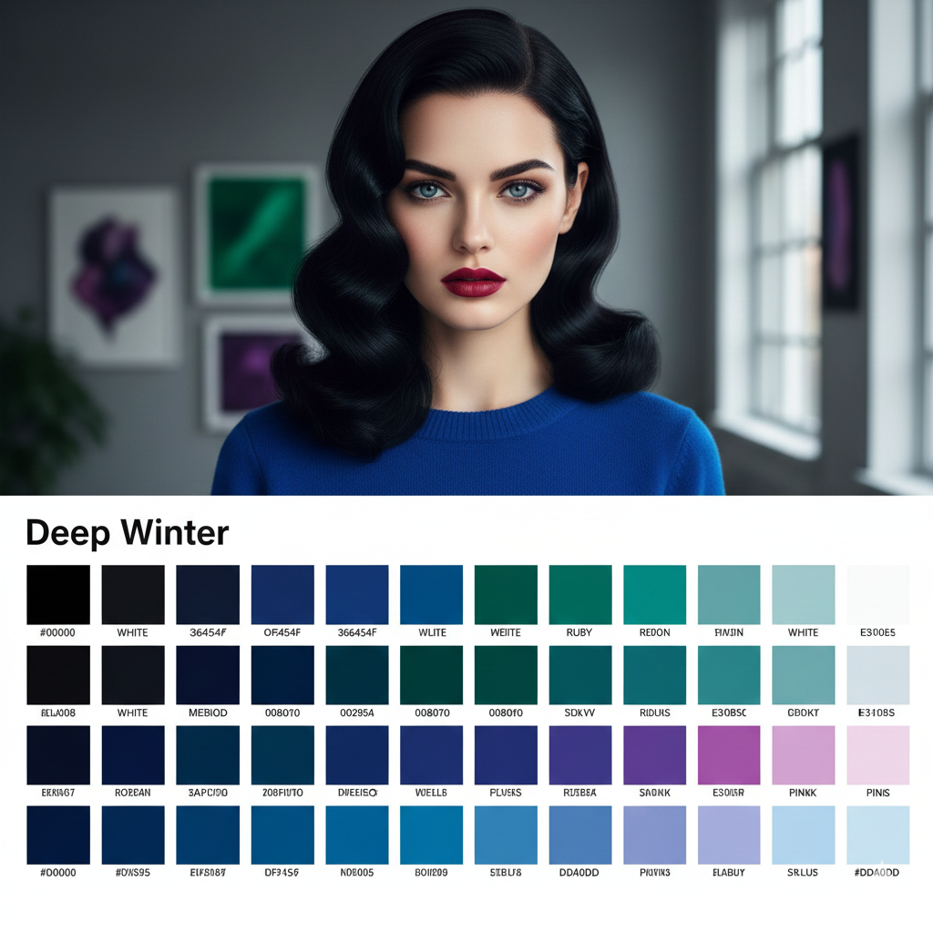 Comment la colorimétrie peut révolutionner votre dressing 12 Colorimétrie hiver intense