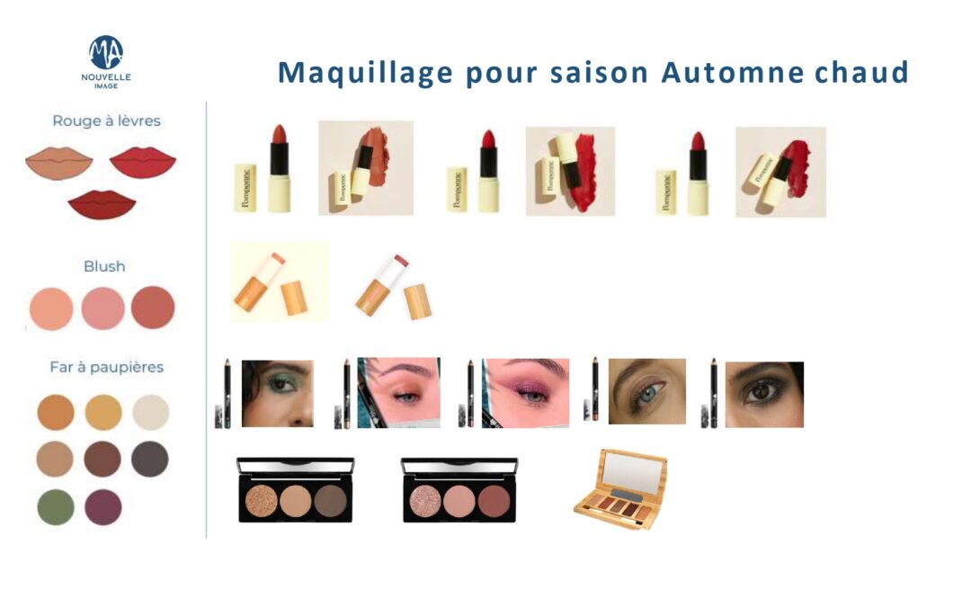 Maquillage Automne chaud : quelles couleurs choisir ?