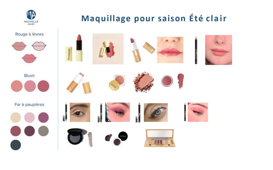 Maquillage Été clair — les meilleures couleurs selon votre colorimétrie