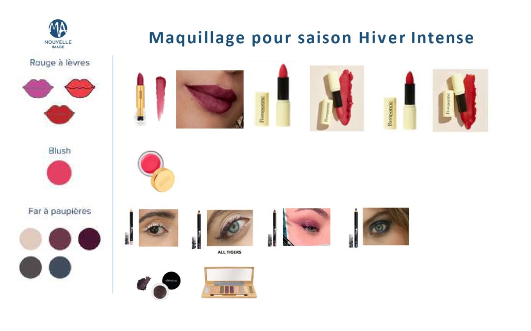 Maquillage Hiver intense : les couleurs de maquillage idéales