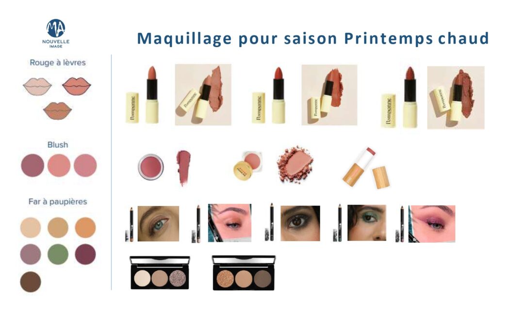 Maquillage Printemps chaud — quelles couleurs choisir ?