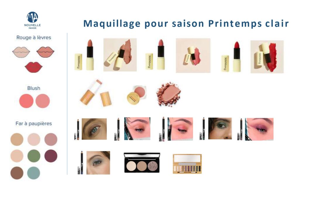 Maquillage Printemps clair — les couleurs idéales selon votre colorimétrie