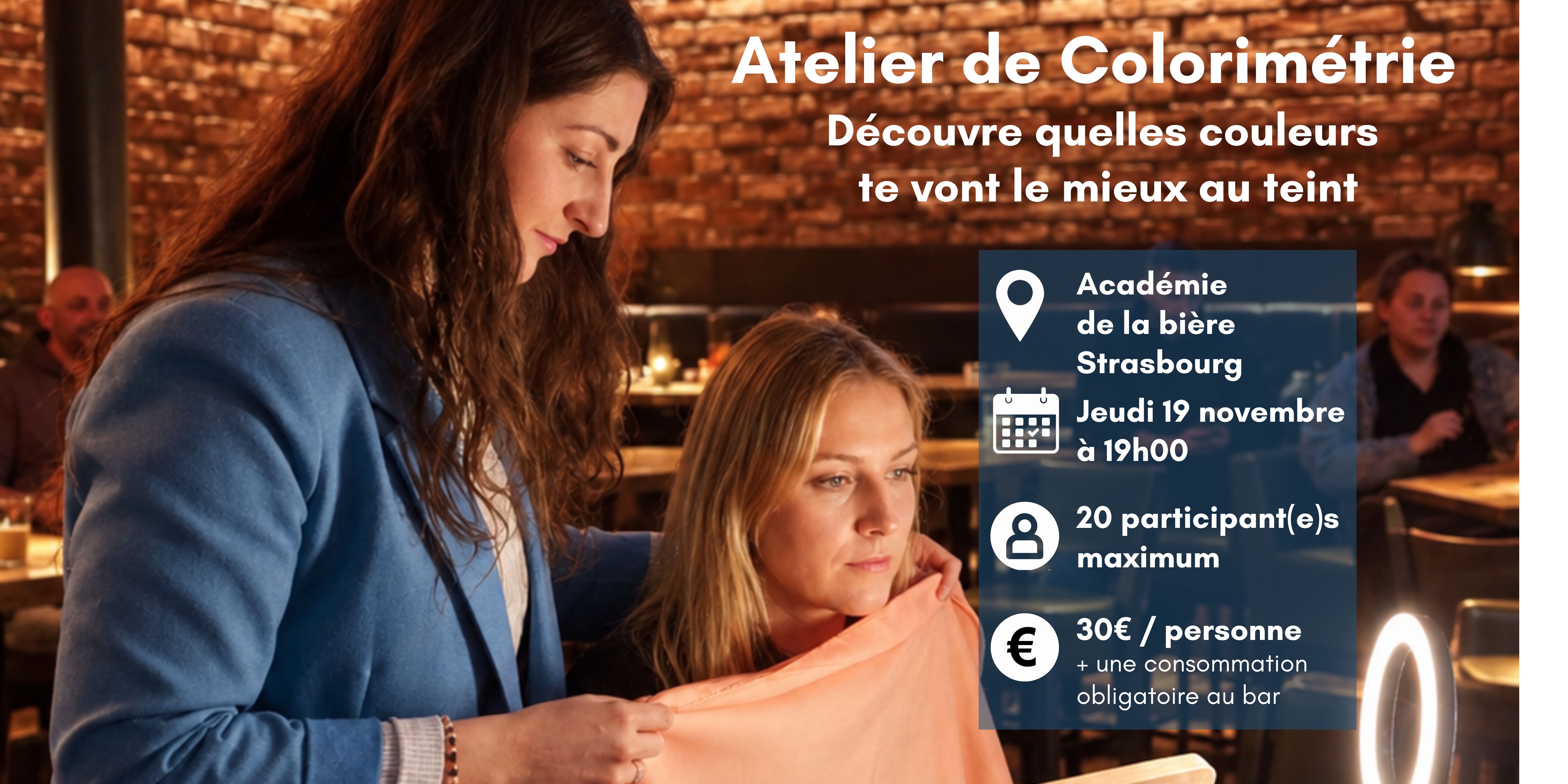 Atelier de colorimétrie à Strasbourg